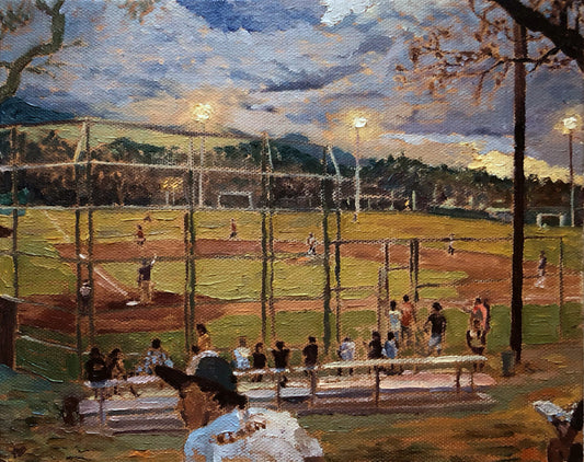 Baseball Game against the Volcano in Hana, Maui